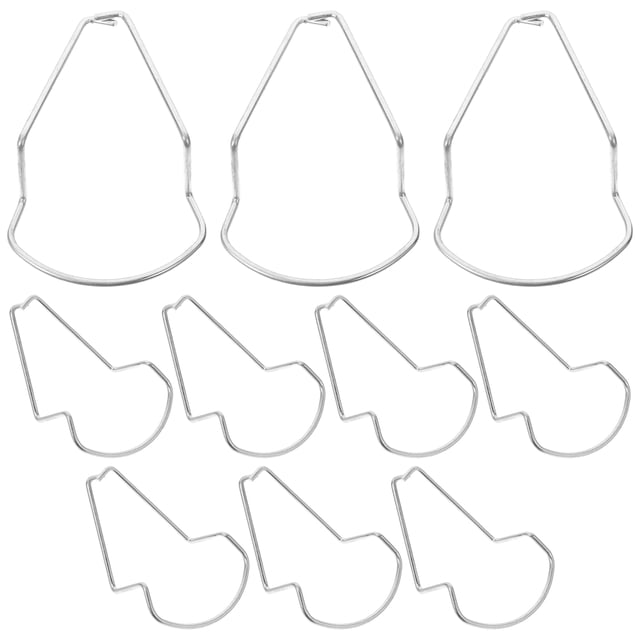 FENGGUIQU 10Ud Protector Para Cuchillas De Cortacésped Repuesto Durable De Plateado