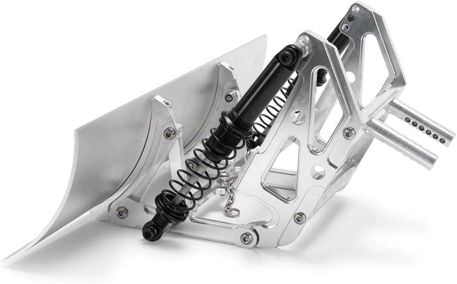 High Quality Metal Alloy Silver 1/10 RC Crawler Truck Car RC Model Car Snowplow Enhance Authenticity