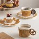 thumbnail image 4 of de Agua Creativa para Galletas, de CeráMica , de Café, Té de la Tarde para Oficina, de Leche para el Desayuno en Casa, Verde, Manejar, 4 of 5