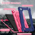 thumbnail image 4 of FIEWESEY Tablet Case for Lenovo Tab One (TB305FU) 8.7 inch Heavy Duty Shockproof Protection Cover with Shoulder Strap Kickstand for Lenovo Tab K9 8.7 inch 2025 (Model: TB305FU) / Tab One (NavyPink), 4 of 8
