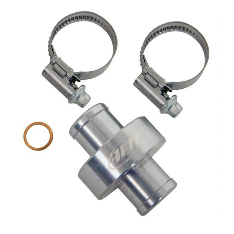AiM Sports Water Temp Fitting Inline 5/8in / 3/4in M10 AiM Sports Water Temp Fitting Inline 5/8in / 3/4in M10