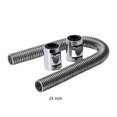 thumbnail image 3 of Xingzhi Radiator Flexible Rust-proof Water Hose Cooling Clamp Hoses Accessories Silver, 3 of 6