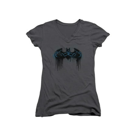 Batman DC Comics Run Away Juniors V-Neck T-Shirt