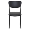 thumbnail image 4 of Compamia Monna Chaise de Salle à Manger d'Extérieur Noire, 4 of 8