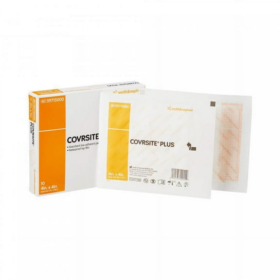 Covrsite Composite Dressing, 4 x 4 Inch, NonSterile, 10 Count