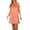 Coral, variant on Misses Tie Dye Baby Short Sleeve Dress Persimmon Multi L