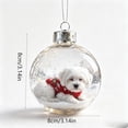 thumbnail image 3 of Liamobondopolis Glowing Christmas Story Ornament, Light Up Mini Holiday Scene with Cute Dog for Christmas Tree and Winter Home, 3 of 7