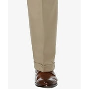 Haggar Mens Pants 44X30 Classic Non-Wrinkle Dress Stretch Beige 44