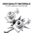 thumbnail image 2 of maskred RCGOFOLLOW 2pieces Aluminum Alloy Wear Resistant Rear Hub Carrier For 1/14 Rear Hubs Wltoys 144001 RC Car Part Orange, 2 of 6