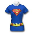 thumbnail image 1 of Supergirl T-Shirt Costume pour Femmes - Ajusté XLarge, 1 of 3