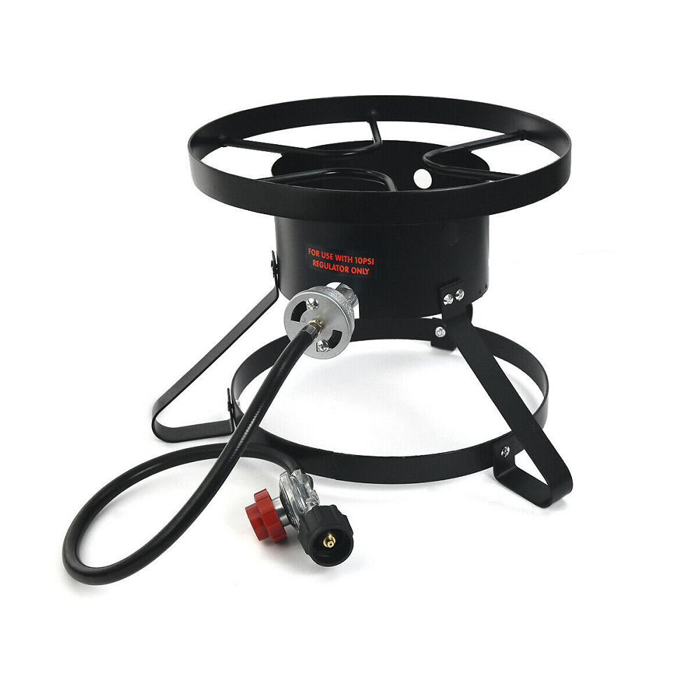 High Pressure Burner Outdoors Cooking Gas Single Propane Stove Hose