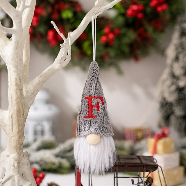 Christmas Hat Faceless Baby Pendant Old Man Dwarf Rudolph Doll