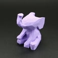 thumbnail image 4 of Clever Contraption Baby Elephant Figurine – Low Poly Animal Statue, PLA Plastic Home Decor, 4 of 9