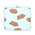 thumbnail image 2 of Brown Groundhog Pattern Drying Dish Mat Quick Drying Absorbent Soft Durable for Kitchen 18" x 24", 2 of 10
