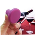 thumbnail image 3 of NICEXMAS 4Pcs Assorted Color Silicone Wine Stoppers for Bar and Bottle Sealing Use, 3 of 8