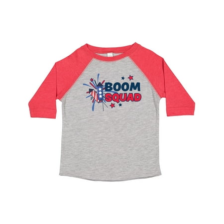 

Inktastic 4th of July Boom Squad Blue and Red Fireworks Gift Toddler Boy or Toddler Girl T-Shirt