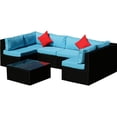 thumbnail image 7 of Lightweight PE Rattan Sectional Set / Easy to Reposition for Outdoor Entertaining, 7 of 7