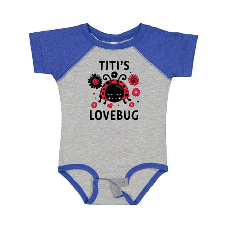 

Inktastic Valentine s Day Titi s Lovebug Gift Baby Boy or Baby Girl Bodysuit