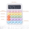 thumbnail image 5 of Fdelink High-Value Mechanical Keyboard Calculator White,Creative Colorful Candy Colored Electronic Calculator 12 Digit Large Lcd Display and Big Round Buttons Typewriter Mechanical Key Calculator, 5 of 7