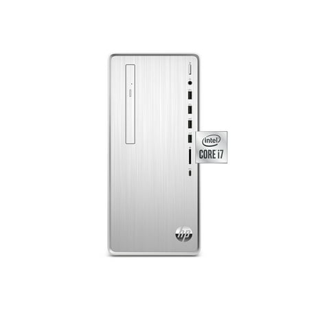 HP Pavilion Desktop, 10th Gen Intel Core i7-10700 Processor, 16 GB RAM, 1 TB hard drive + 256 GB SSD, Windows 10 Home (TP01-1070, Silver)