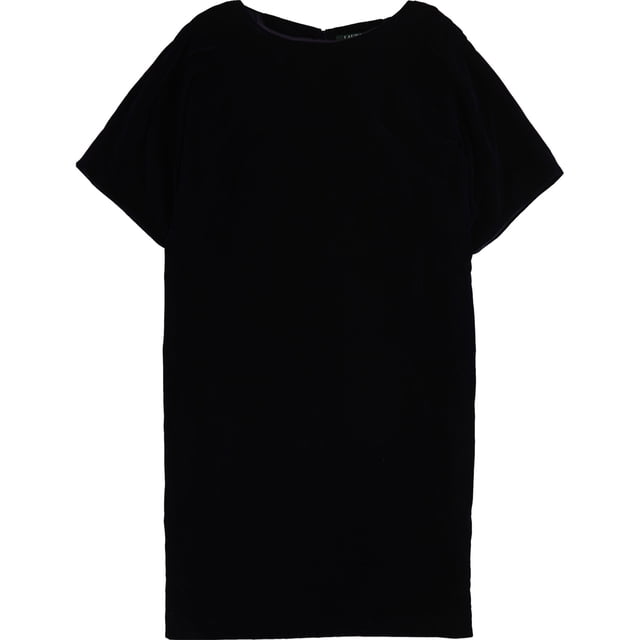 Ralph Lauren Vestido acampanado con espalda abierta para mujer, Púrpura, 12