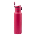 thumbnail image 3 of Termo Doble Pared Acero Inoxidable con Popote de Silicón, Tapa Apertura Push Up y Agarradera, 750 ml Rojo, 3 of 4