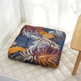 thumbnail image 2 of Palm Leaf Inspired Tatami Mat Seat Pad - Fluffy & Resilient Floor Cushion for Beach Vacation Vibes, 2 of 4