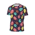 thumbnail image 6 of Wukai Donuts1 Print Men's Short-Sleeved Mesh T-Shirt,Quick-Dry Short Sleeve Workout T-Shirt-Medium, 6 of 8
