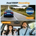 thumbnail image 6 of NEXPOW Dash Cam Front and Inside, 1080P FHD Car Camera with Rear IR Night Vision, Accident Lock, 24H Park Mode, G-Sensor, Included 32GB Card, 6 of 8