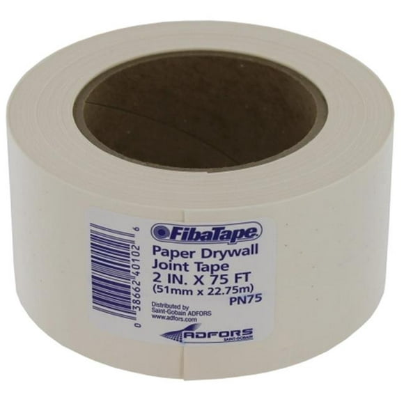 Saint Gobain FDW6620-U 2 in. X 75 in. White Professional Paper Joint Drywall Tape