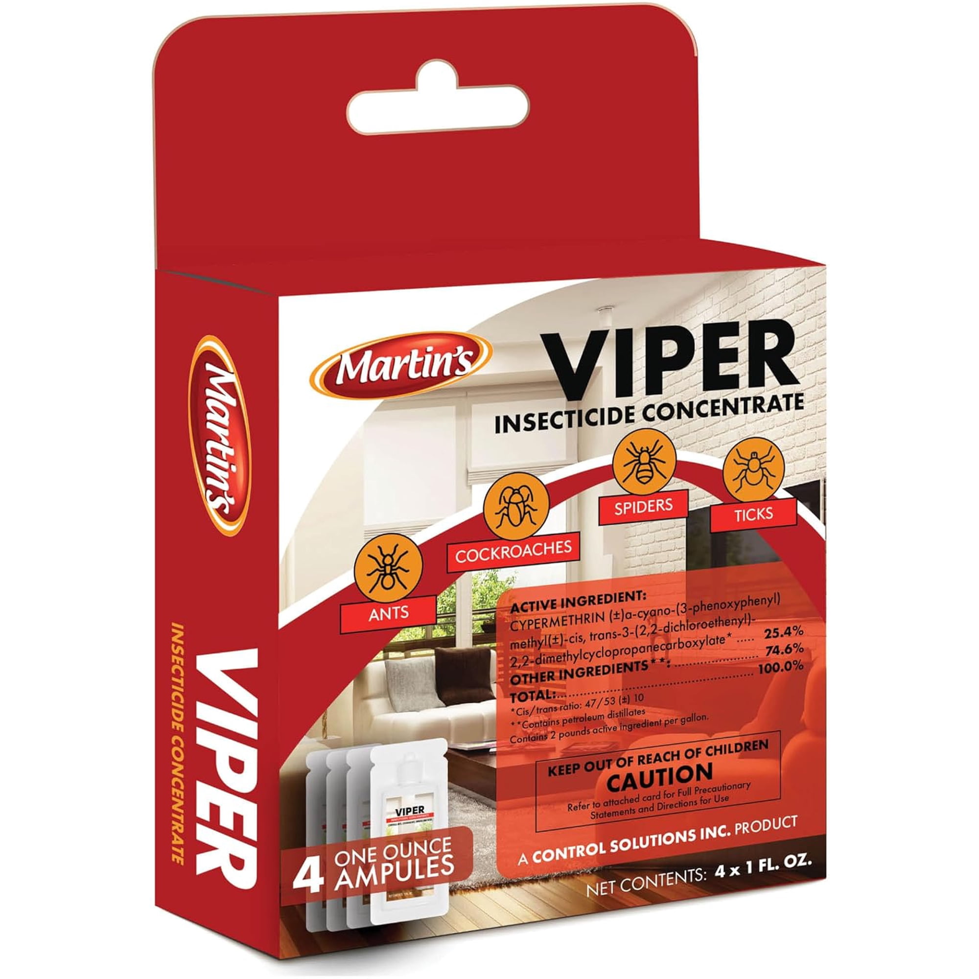 Martin's Viper Insecticide 4oz bottle