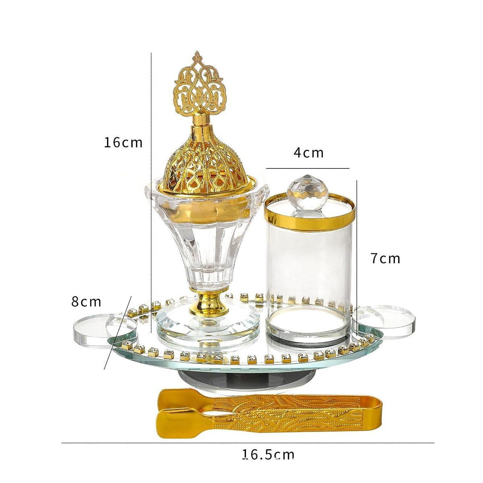 Esquirla Arabic Incense Burner Incense Holder New Year Gift Home Decor Home Fragrance Table Centerpiece Ornament Figurine for SPA