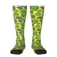 thumbnail image 2 of Lsque Watercolor Kiwi Fruits Summer Printed Crew Socks Men's Women's LightWeight Thin Casual Calf Socks ,Knee High Socks,Cotton Socks, 2 of 9