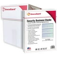 thumbnail image 2 of Docugard Premier Prismatic Business Checks, 3 Checks Per Page, Blue and Green, 24 lb, 8.5 x 11 Inches, 2500 Sheets 04539C, 2 of 11
