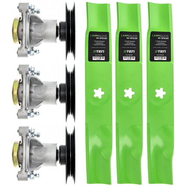 8TEN Spindle Mulching Blade Kit for AYP Husqvarna 48 inch 539113962