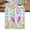 Pink Blue, variant on Happy Easter Cotton Linen Table Runner for Dining Kitchen, Spring Watercolor Bunny Eggs Flower Branch Wedding Outdoor Party Tablerunners, Dresser Scarf Coffee Tablecloth Runners 13x60 Inches