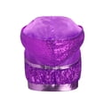 thumbnail image 7 of SiiRoh Girls Street Hip Hop Jazz Dance Outfits Sleeveless Sequin Hooded Vest Crop Top with Metallic Pants Set Purple 8, 7 of 7