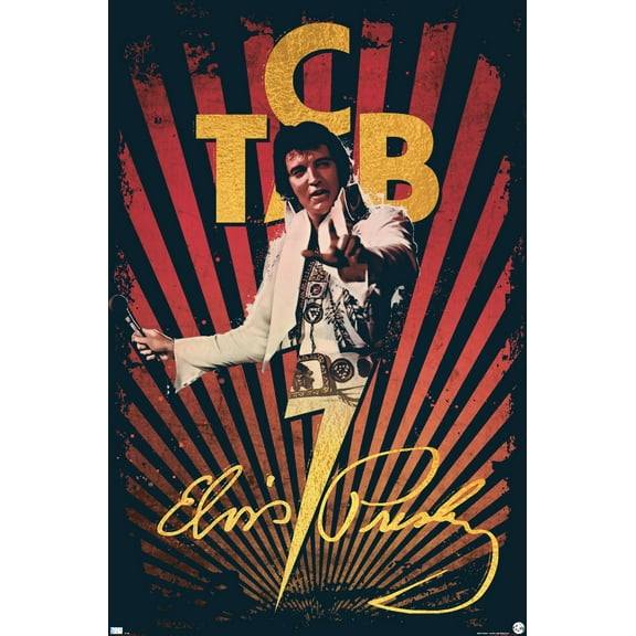 Elvis Presley - T.C.B. Wall Poster, 22.375" x 34"