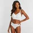 thumbnail image 3 of Cosabella Women's Never Say Never Curvy Sweetie Bralette in White, 3 of 4