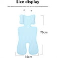 thumbnail image 2 of Duslogis Car Seat Cooling Pad for Toddler,Seat Cooler Pad,Stroller Cool Seat Liner,Cooling Accessories in Summers,Comfortable Cushion Mat for Ventilation,Keep Baby Cool in Summers (Blue), 2 of 5