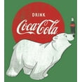 thumbnail image 2 of Men's Coca Cola Polar Bear  Graphic Tee Kelly Green Medium, 2 of 5
