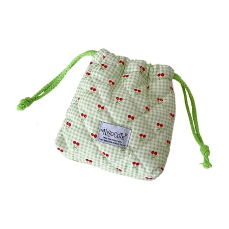 MOMOJIA Travel Toiletry Bag Cloth Storage Pouch With Drawstring Closure Makeup Organizer