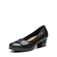 thumbnail image 1 of Zapatos de Tacón Bajo y Grueso Ajustables para Mujer DREAM PAIRS, 1 of 9