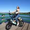 thumbnail image 6 of Electric Tricycle for Adults, Fat Tire Folding Trike, Peak 700W Step-Thru Etrike with Removable Battery and Large Basket, 6 of 12
