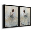 thumbnail image 2 of 2 Piece Set Beautiful Contemplation Premium Framed Canvas - Ready to Hang - 18.5 x 24.5 Each - Gold Frame, 2 of 8
