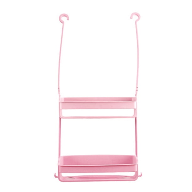 Toystoory Estante de almacenamiento para baño, caja de jabón Shevles portátil conveniente, soporte para artículos diversos, almacenamiento de Juegos de accesorios de baño Rosa Toystoory HA076813-04