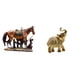 thumbnail image 1 of Figura de caballo,Figura coleccionable de caballo en miniatura,Adorno de caballo de resina,estatua de animal,decoración para el hogar,Figura de escritorio,Estatua de, 1 of 8