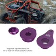 thumbnail image 3 of Brazo Servo Ajustable De Un Orificio, Brazo De Dirección De Coche De Escalada Con Protector Servo De aleación De Aluminio Ajustable 25T Para Coche De Juguete 1/10 RC, 3 of 7