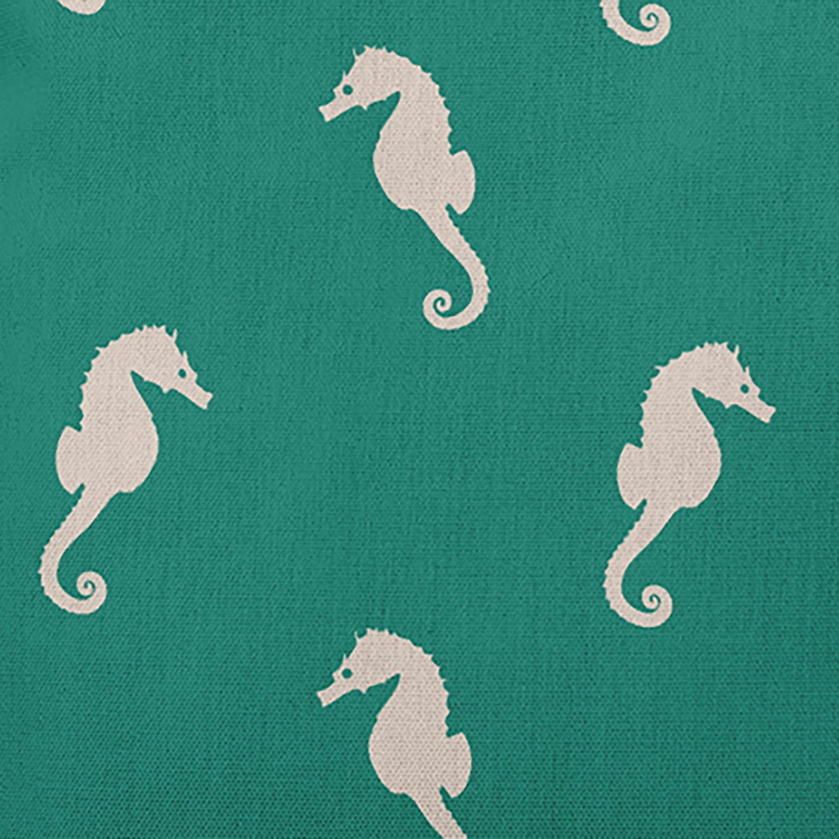 14" x 20" Simply Daisy Sea Horses Indoor/Outdoor Pillow, Kelly Green Qty 1