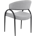 thumbnail image 2 of Meridian Furniture Chaise de Salle à Manger Gris Privet (Ensemble de 2), 2 of 6